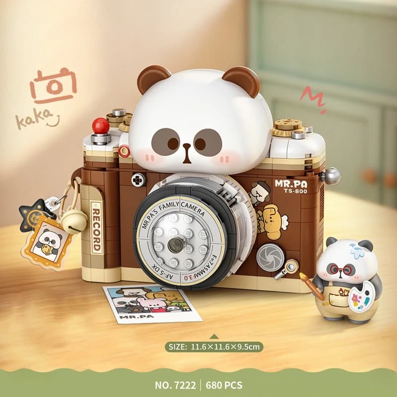 LOZ coffee machine, camera, desktop computer, home toys, ornament, model, assembly toy, adult birthday building blocks toys gift