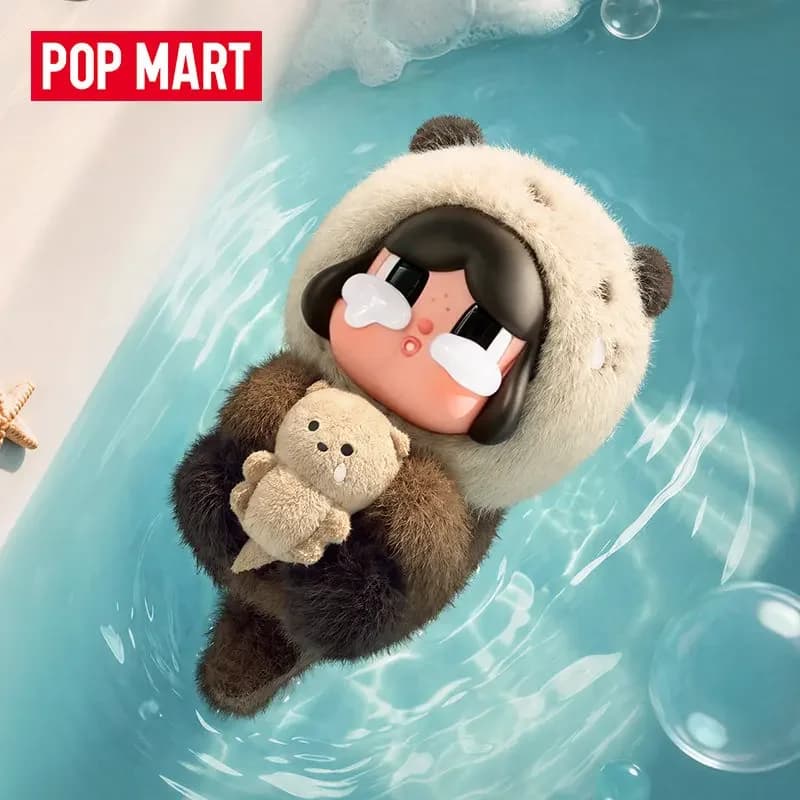 POP MART CRYBABY CRY ME AN OCEAN Series Ciondolo in vinile e peluche Blind Box Mystery Box Giocattoli Kawaii Ornamenti Statuette Decorazioni per la casa