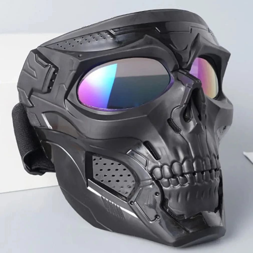Face mask Outdoor Riding helmet windproof mask for skull reinforced lenses motorcycle glasses sports riding mask