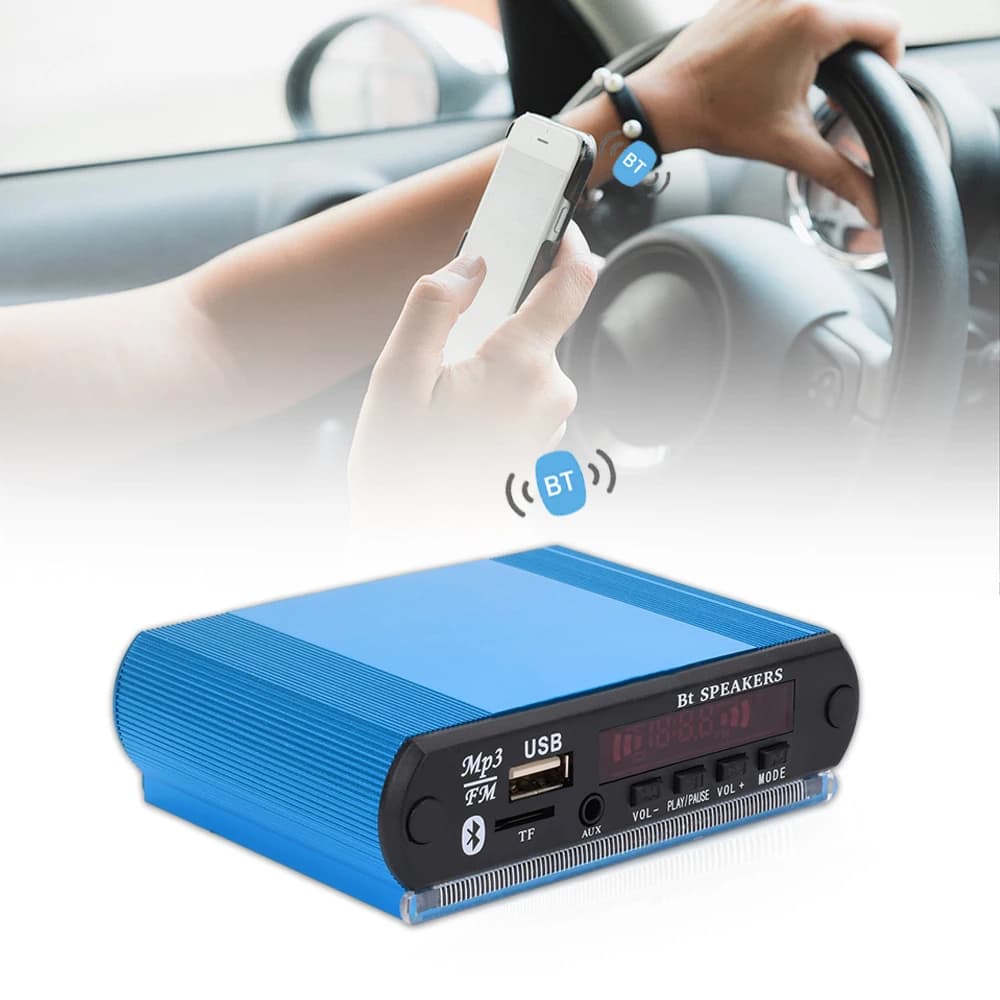 Lettore MP3 scheda di decodifica MP3 Bluetooth Wireless con funzione di registrazione supporto Shell fai da te modulo Audio USB/SD/FM