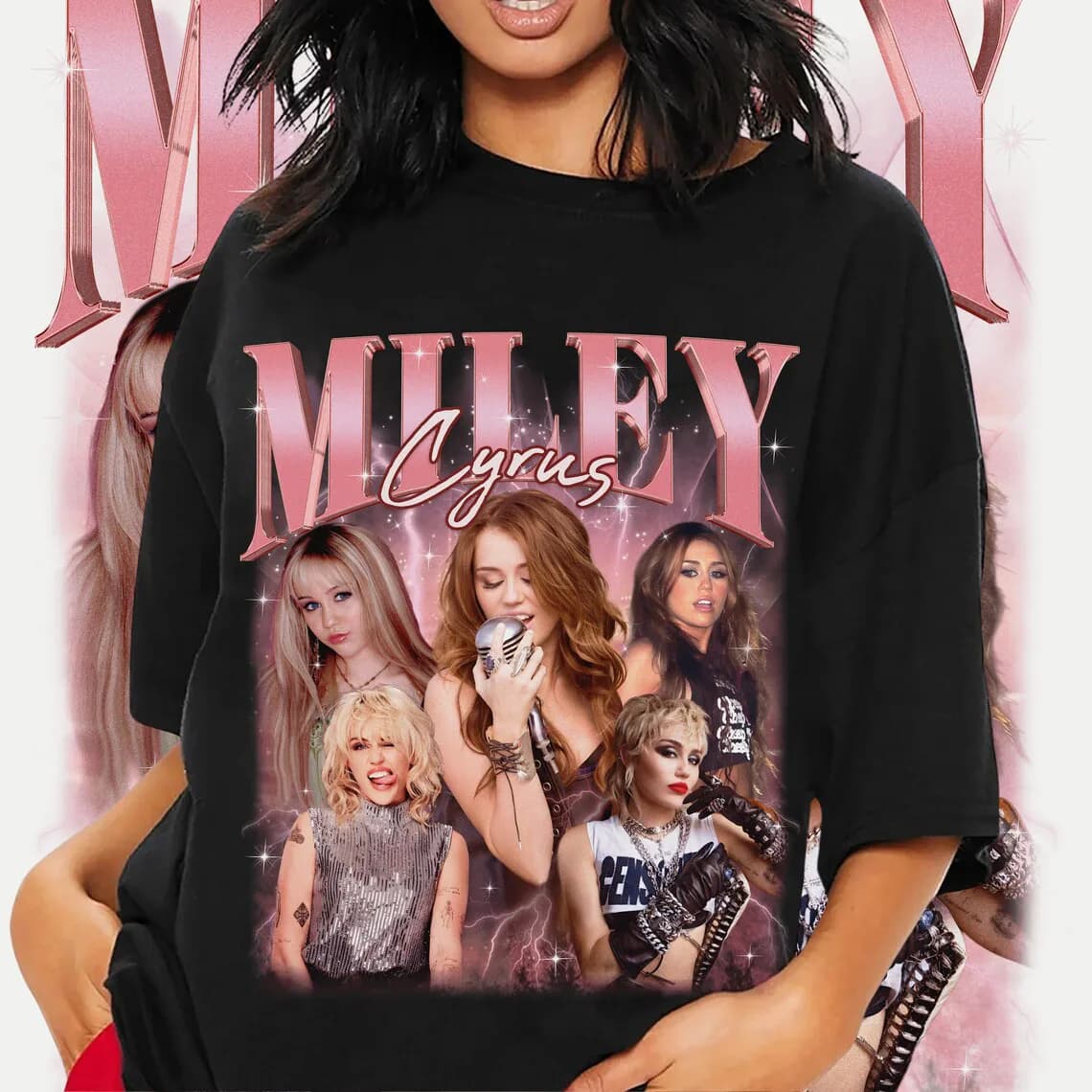 Miley Cyrus Singer Music Gift For Fan Unisex T-Shirt All Size S To 5XL CS0210