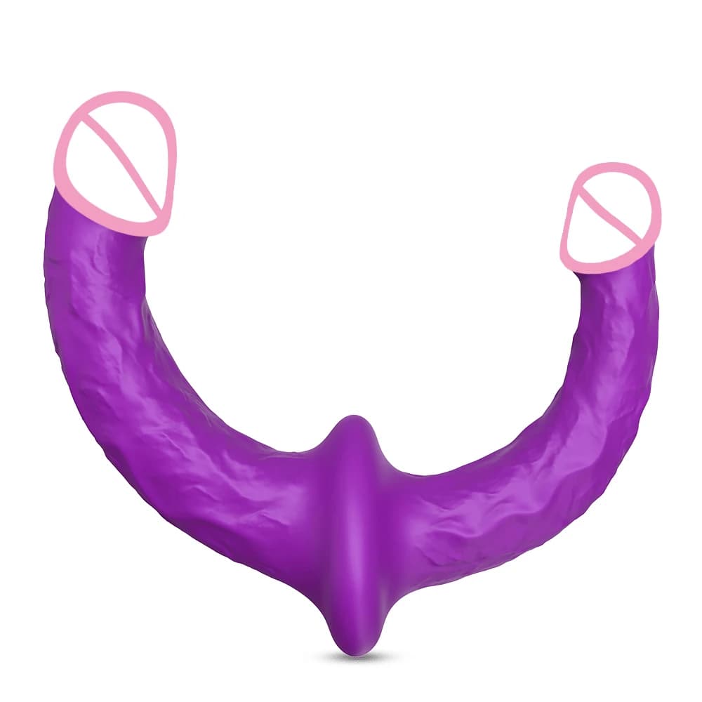 Vibratore con dildo senza spalline 3 in 1 Giocattoli sessuali per adulti Doppia penetrazione Plug anale Perline anali Vibratori per donne lesbiche