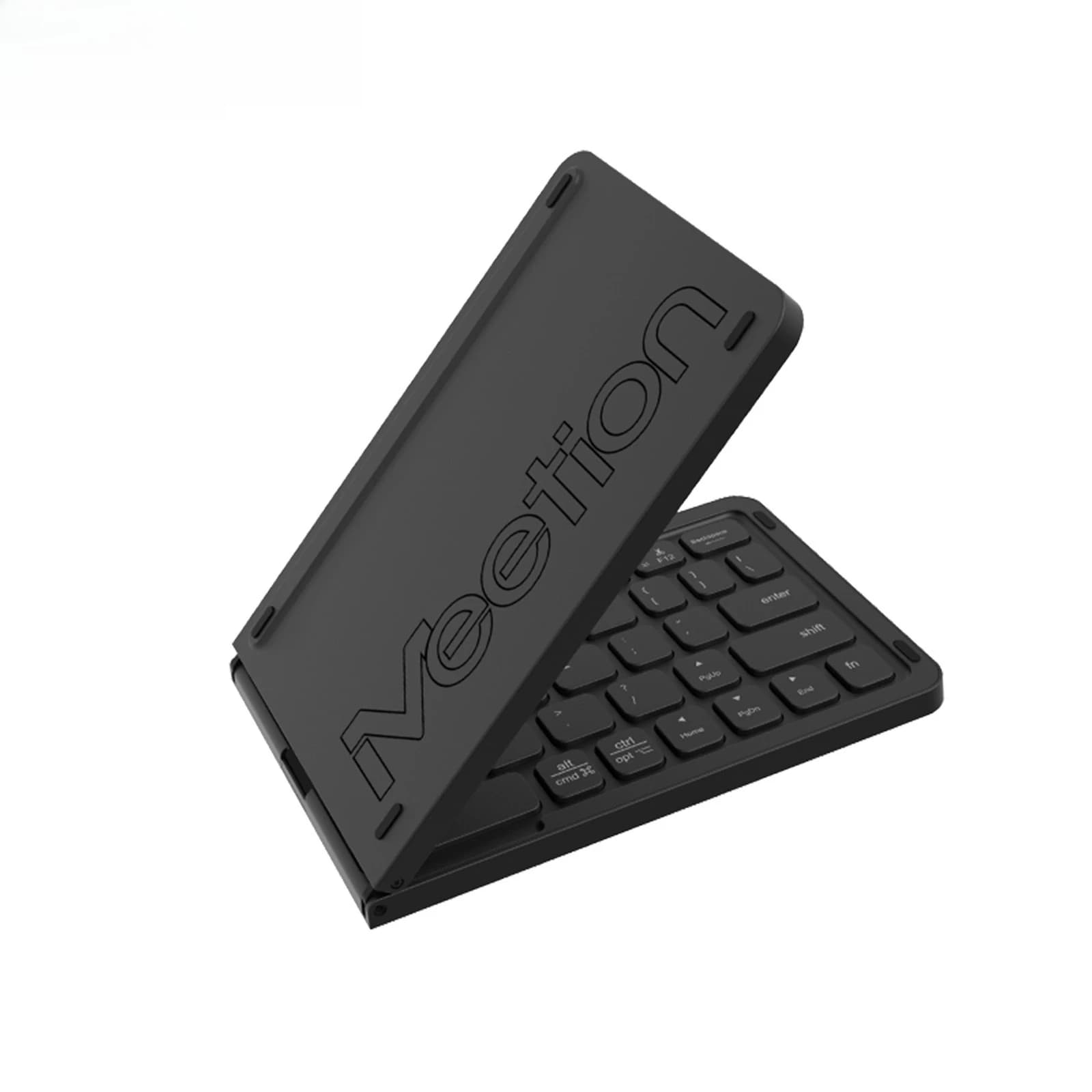 MiShen BTK001 ultra-thin wireless keyboard double folding Bluetooth keyboard computer silent mini keyboard