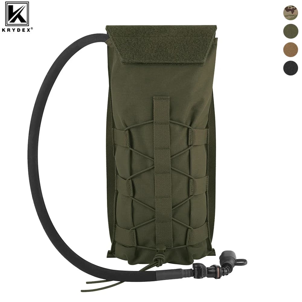 KRYDEX 500D Tattico 100 oz Moisturizing bag MOLLE Carrier Pack Modular bag 3L Water bladder case Hunting Accessories