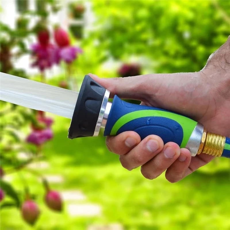 Strumento di giardinaggio per spruzzatore manuale regolabile con ugello per tubo flessibile manuale multifunzione ad alta pressione per spruzzatura di erba per fiori
