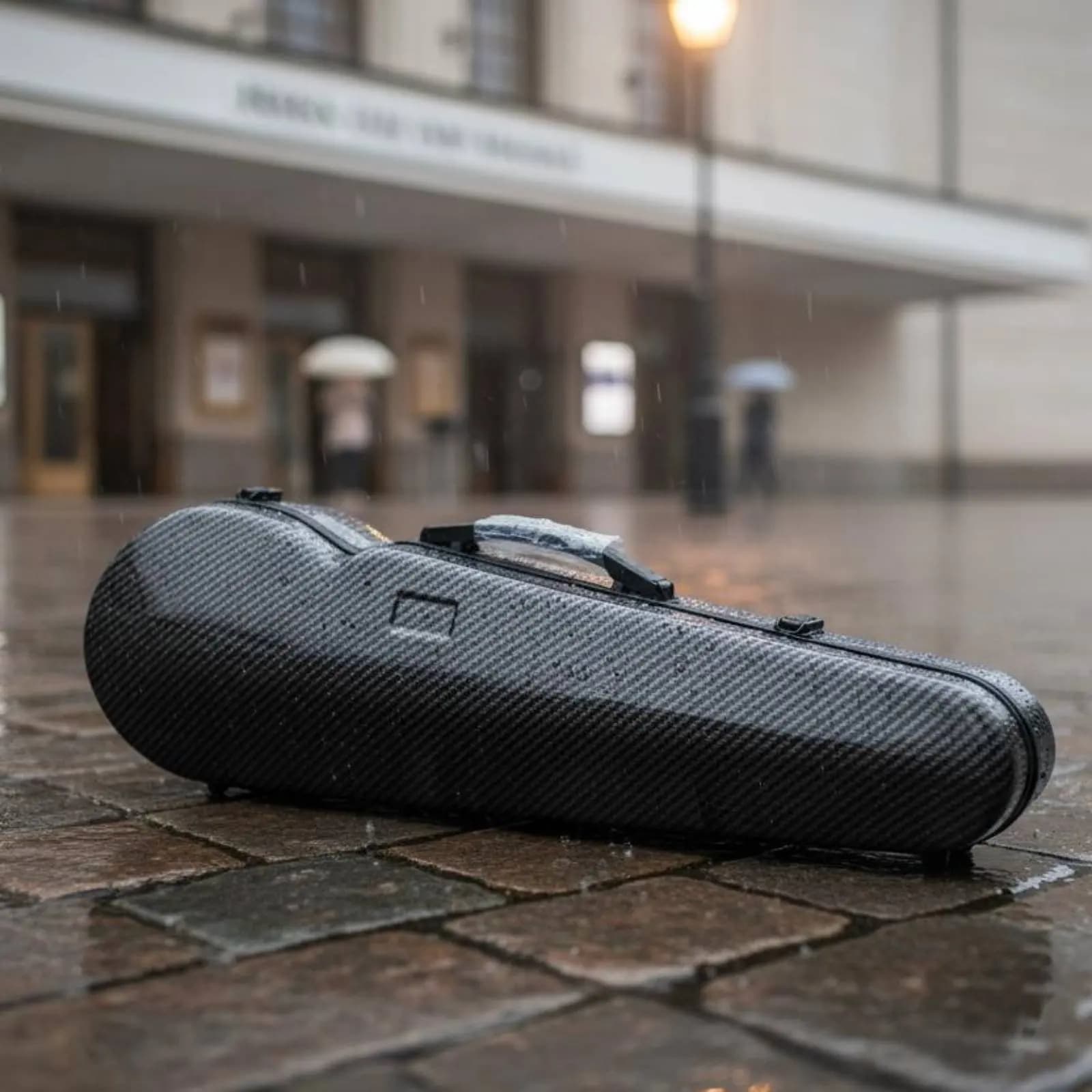4/4 Violin Case Waterproof Full Size Violin Carrying Case Musical Instrument Accessory Moisture-Resistant Wear-Resistant