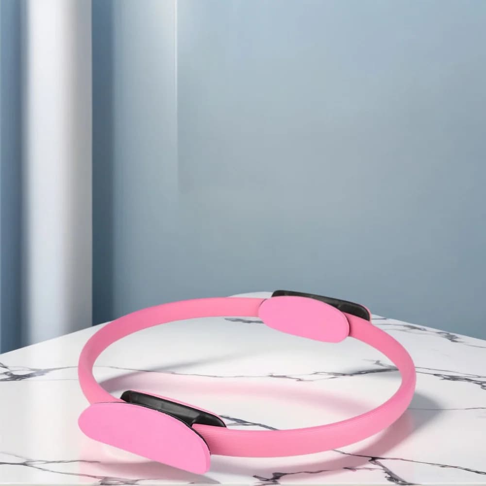 Pilates Ring Fitness Ring with Non-slip Handles Fitness Circle Flexible Resistance Exercise Equipment for Central Training