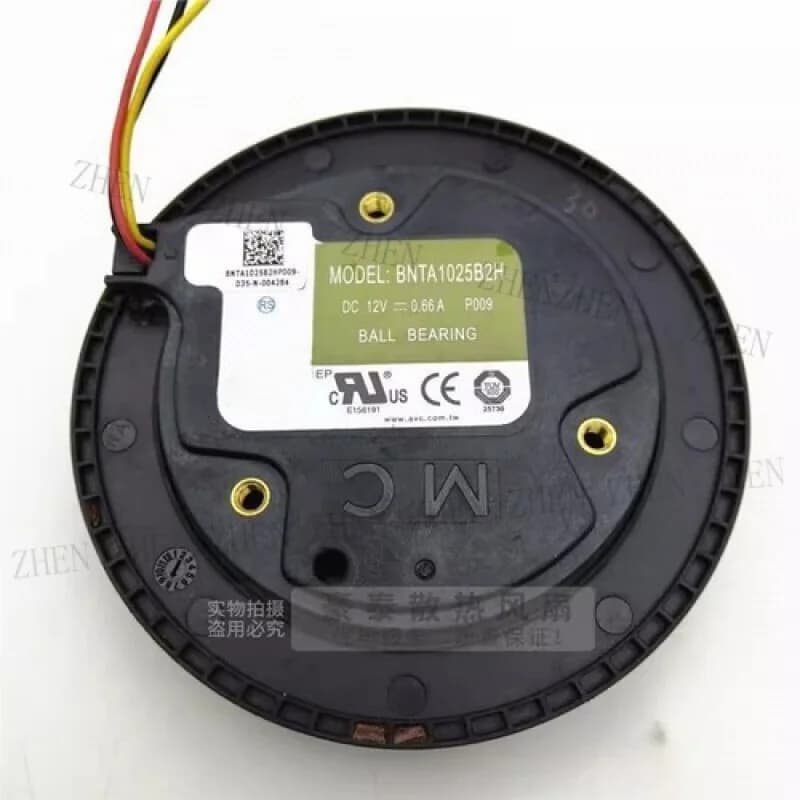 Y PER AVC BNTA1025B2H 12V 0.66A Ventilatore centrifugo per purificatore d'aria per auto a 3 pin