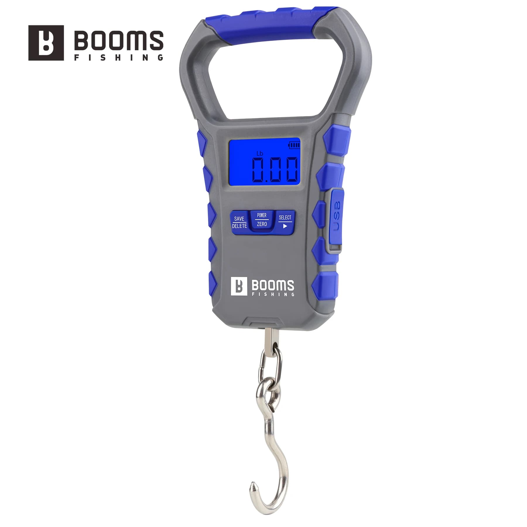 Booms Fishing XW50 65LB/30KG LCD Ricaricabile Bilancia Digitale da Pesca Portatile da Viaggio Bilancia Bagagli Strumenti di Pesca