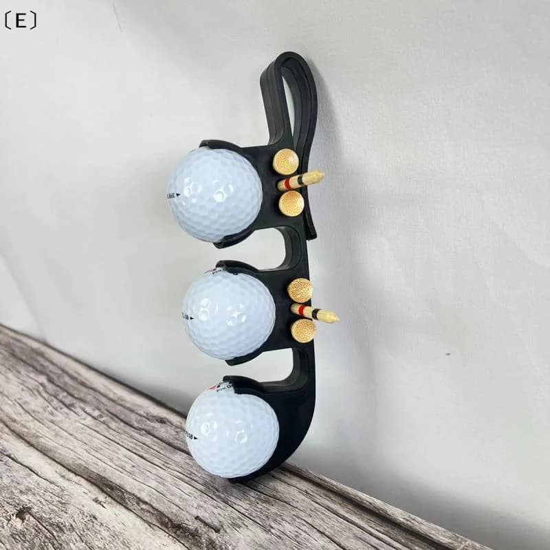 Porta Palline da Golf da Cintura, Organizzatore con Clip per Palline da Golf, Resistente agli Urti, Clip da Cintura per Sacca da Golf, Accessorio Pratico