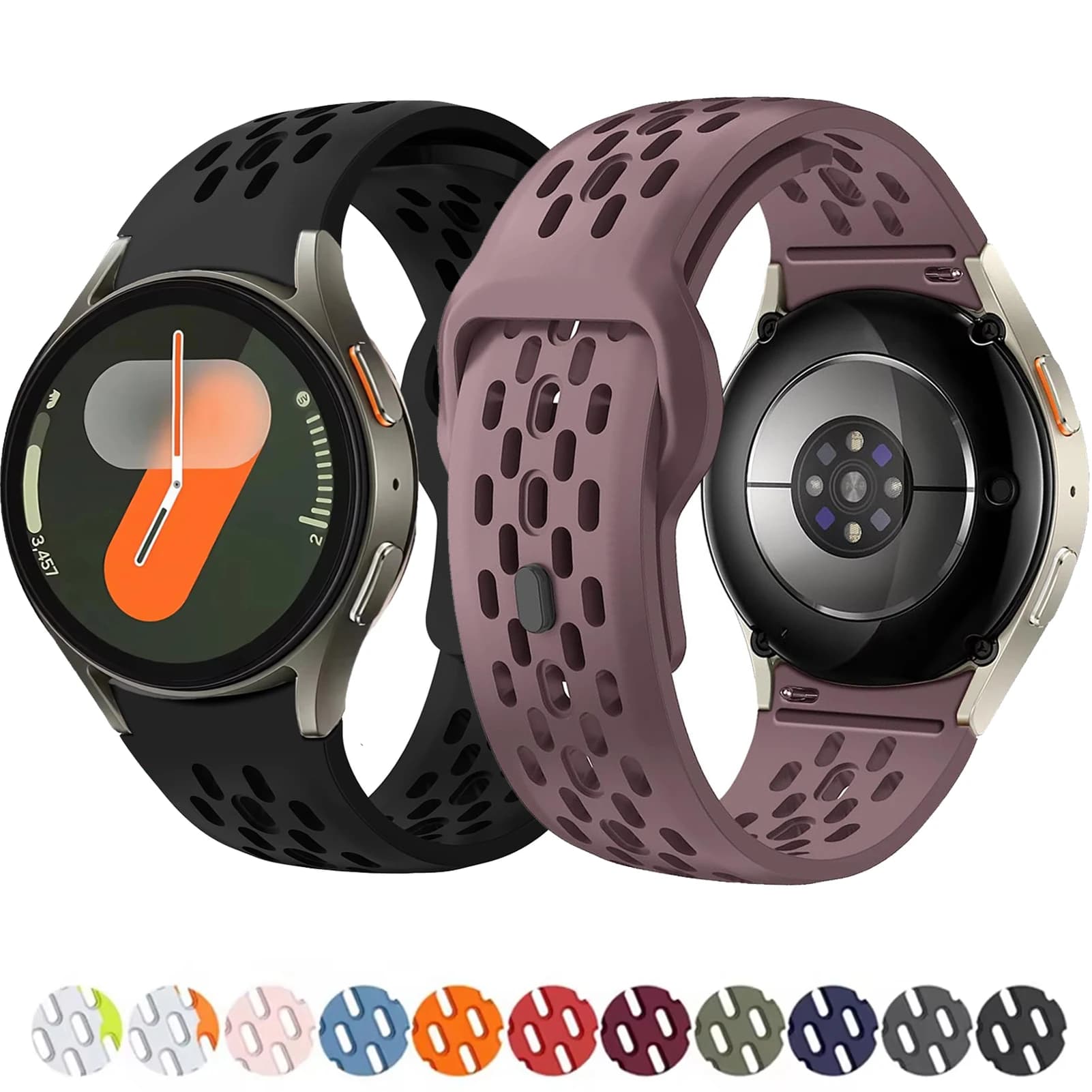 Cinturino per Samsung Galaxy Watch 7 FE 44mm 40mm correa Sport Bracciale in silicone Galaxy Watch 4 6 Classic 5 pro band 43mm 47mm 45mm