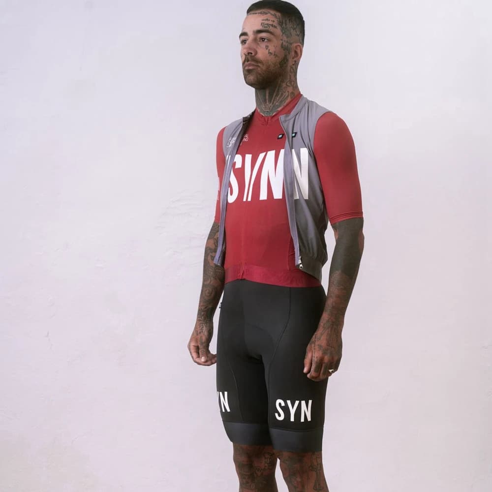 Set of short sleeve cycling jumpsuits from man red intense, road cycling suits for outdoors, MTB clothing, bicycle set Pro Cycling Club