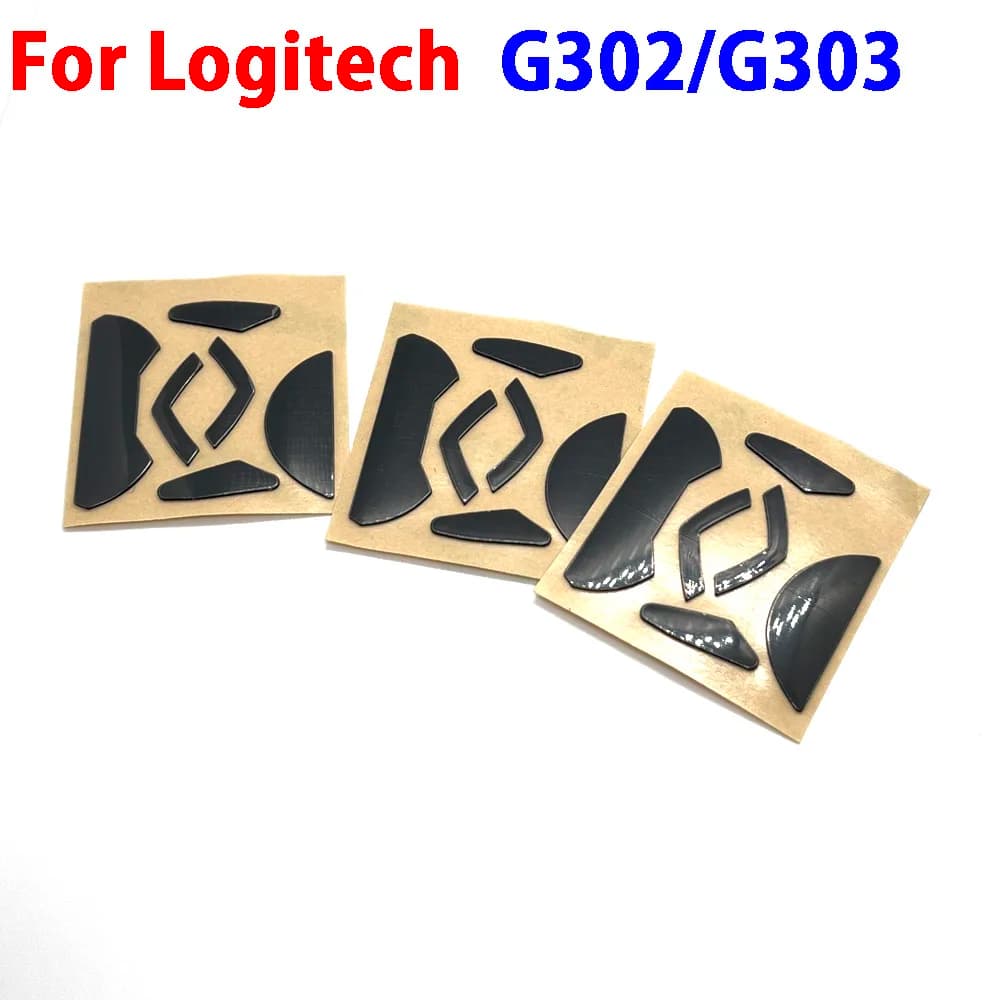 1set-10set 0.6mm Mouse Skates Pad Mouse piedi Mouse Skates Pad per Logitech G302/G303 Mouse Laser Mouse da gioco sostituzione