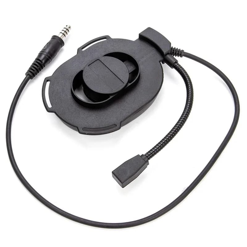 7.1 MM Walkie Talkie Earpiece Microphone, Portable Two-Way Radio Headset for Bowman Elite II HD03