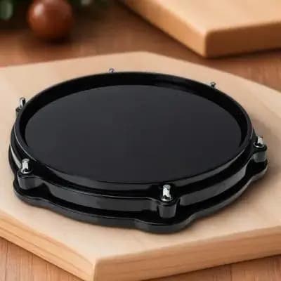 Pad Professionale per Pratica di Batteria con Superficie in Gomma Eva Composita, Strumento Silenzioso per Esercitazioni a Casa e in Studio per Batteristi di Tutti i Livelli