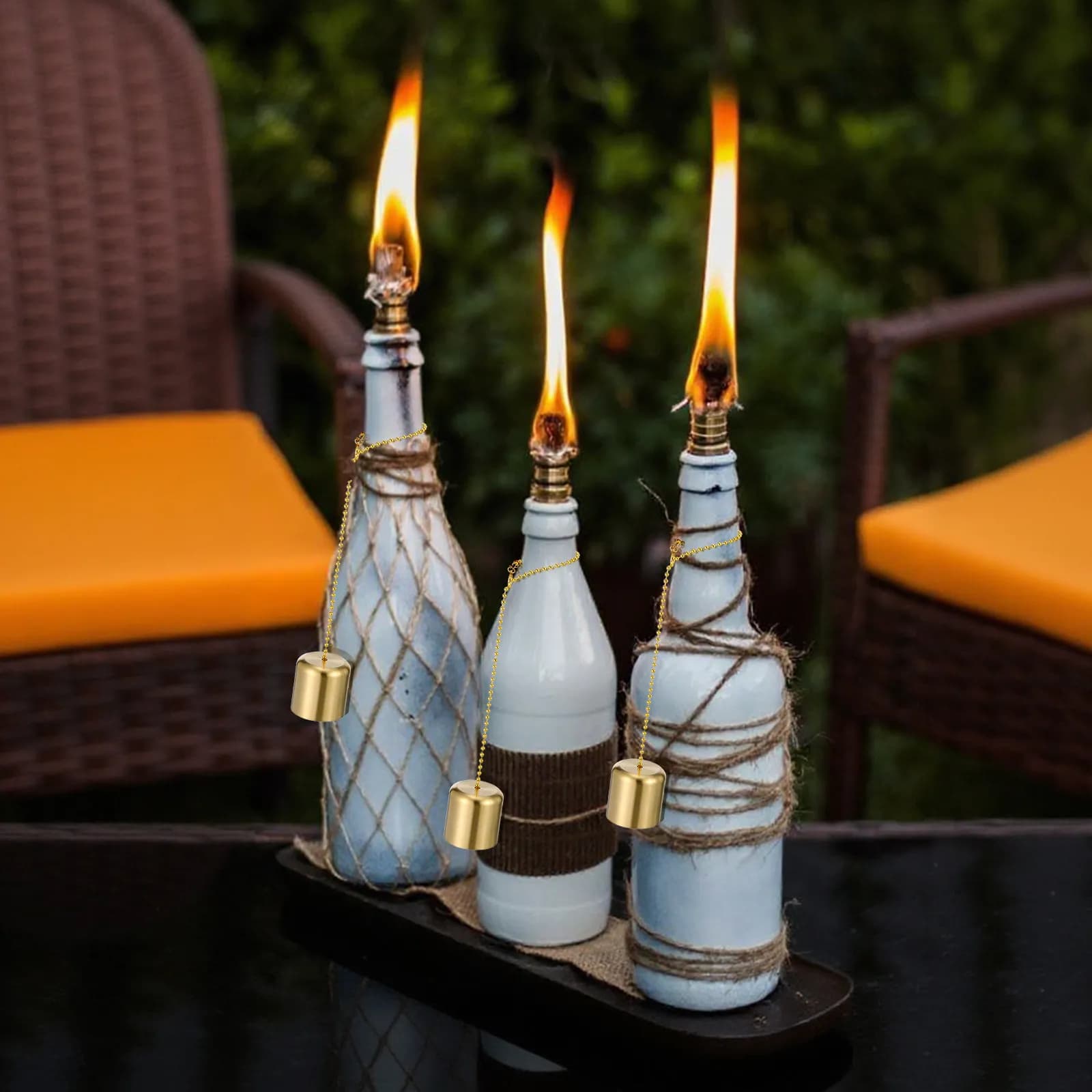2 Pezzi Spegnitori in Ottone, Piccoli Estintori in Metallo per Candele Profumate in Barattolo, Accessori per Spegnere la Fiamma del Stoppino