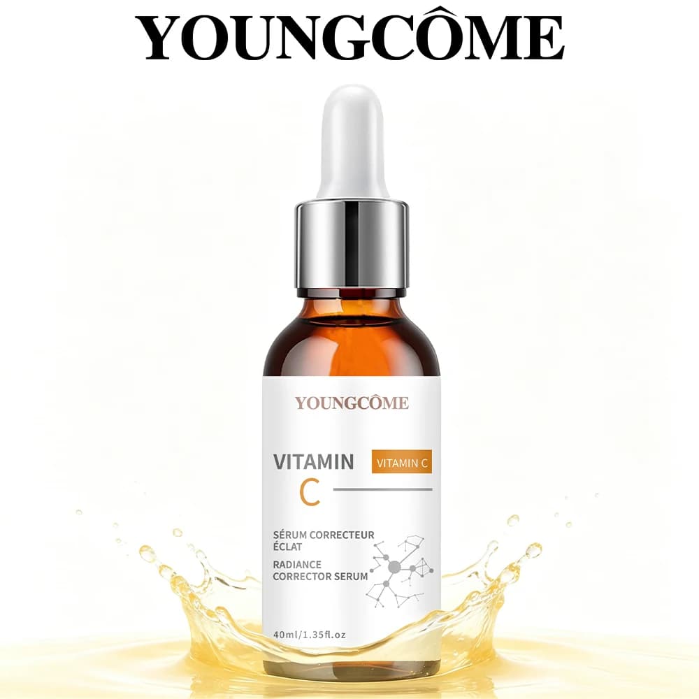 Vitamin C serum, Antioxidant Hydrating Essence for Face, Lenitive Delicate Serum and Skin Care Refreshing 40/60ml