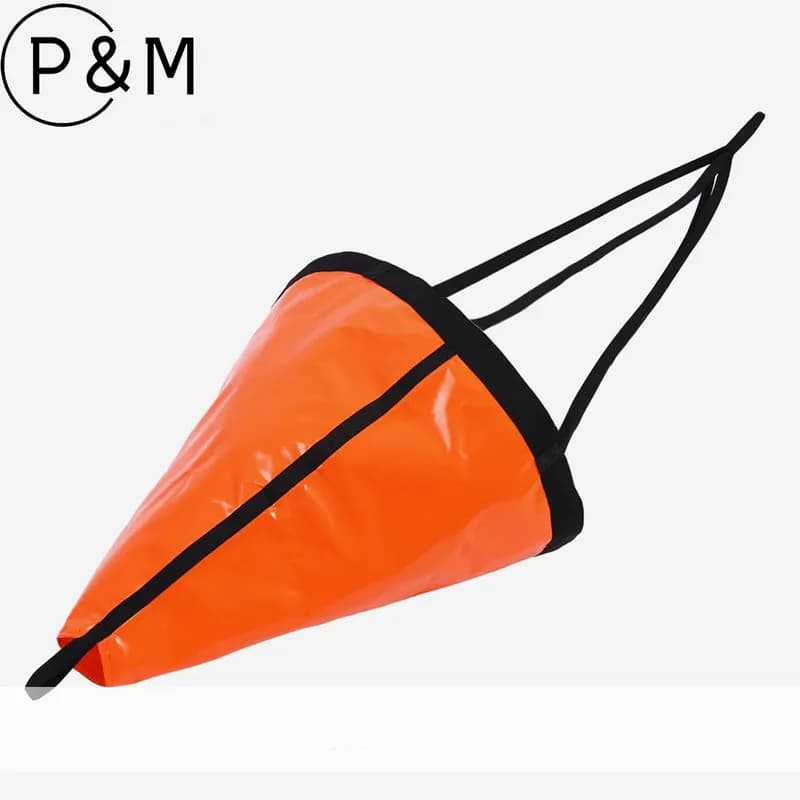 Marine PVC Umbrella Sea Anchor Drift Brake Anchor For Inflatable Boat Kayak Dinghy Speedboat Fishing