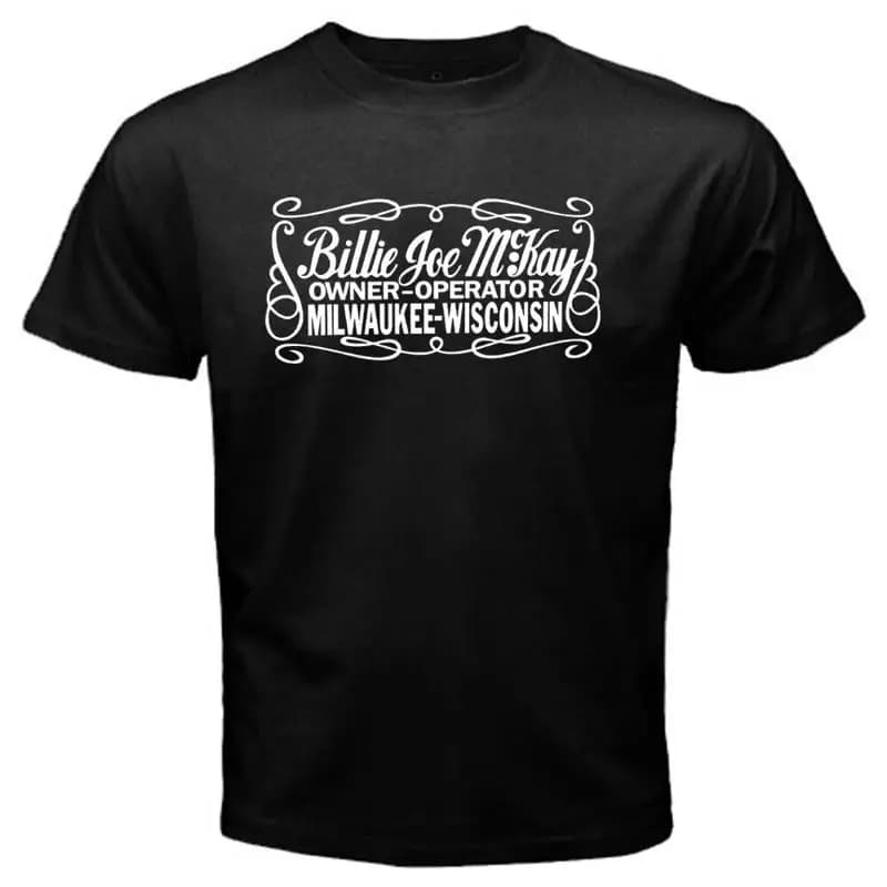 BJ e The Bear Billie Joe McKay TV Show Nero da uomo, taglia dalla S alla 5XL