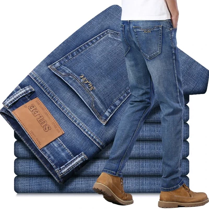 SULEE Marca 2025 Pantaloni elastici slim da uomo nuovi Fashion Business Denim per jeans da uomo elasticizzati Vaqueros Hombre