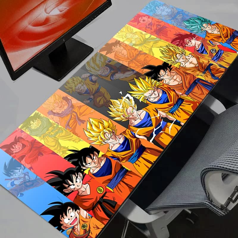 Tappetino per Mouse DBZ Dragon Ball Z, Tappeto Anime, Accessori da Gaming, Grande Tappetino per Tastiera PC, Mousepad per Gamer