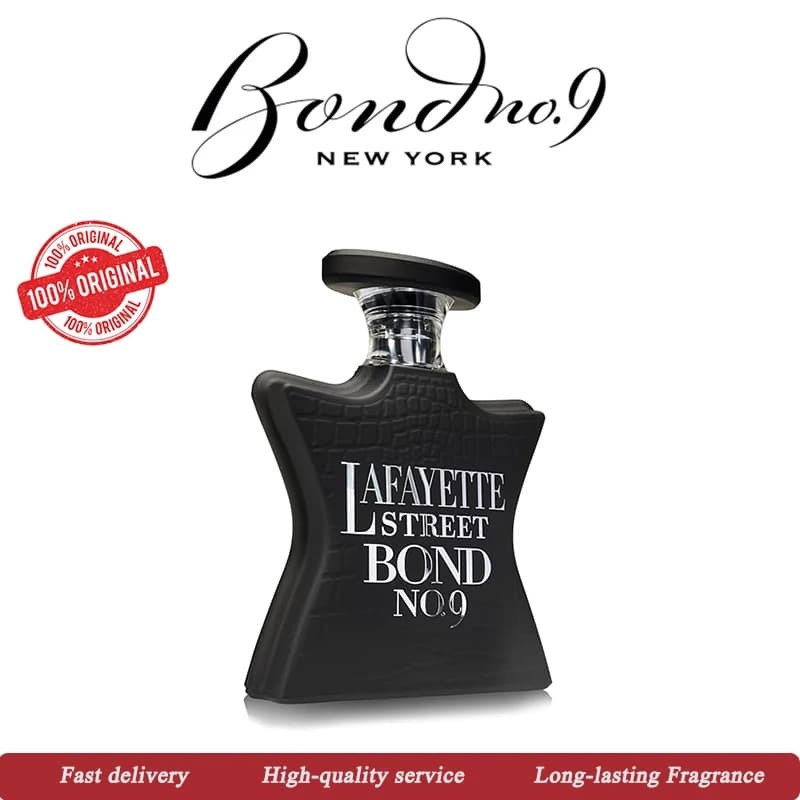 Bond No. 9 New York Lafayette Street Eau De Parfum da Uomo, Colonia Persistente con Feromoni Arabi, Lunga Durata 100ML