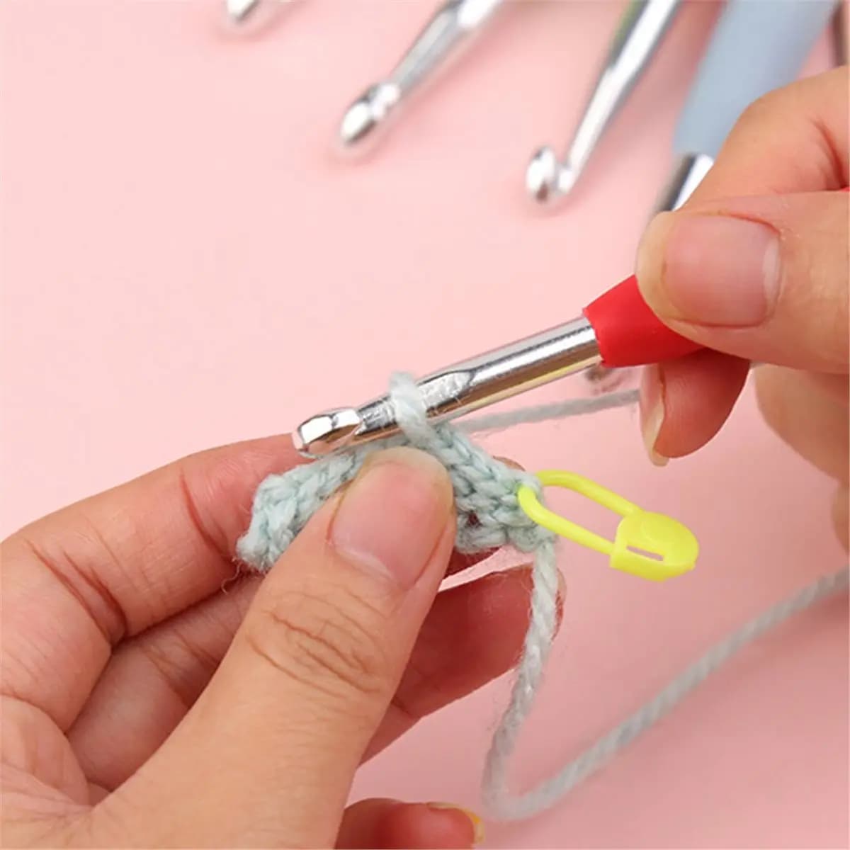 Set di Uncinetti per Cucito di Marca in Super Offerta Uncinetto per Argilla Polimerica Uncinetto in alluminio a mezzo gambo