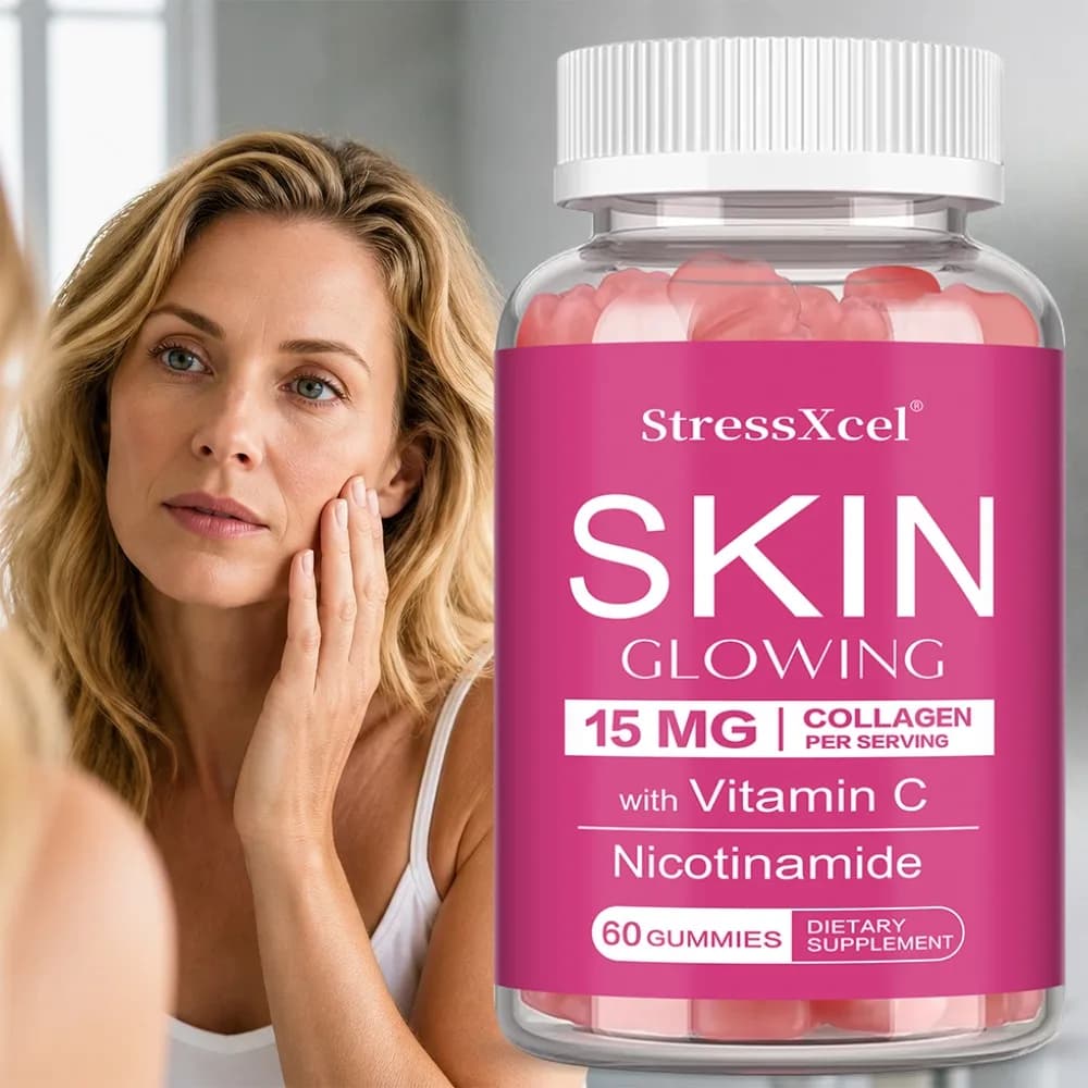 Collagen Gummies - Anti-aging, Improve Skin Elasticity, Reduce Wrinkles, Promote Collagen Production, Maintain Vitality
