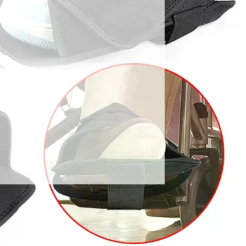 1 Pcs Wheelchair Shoe Holder Belt Black Fixed Strap For Feet Elderly Care Supplies Shoe Rest Wheelchairs