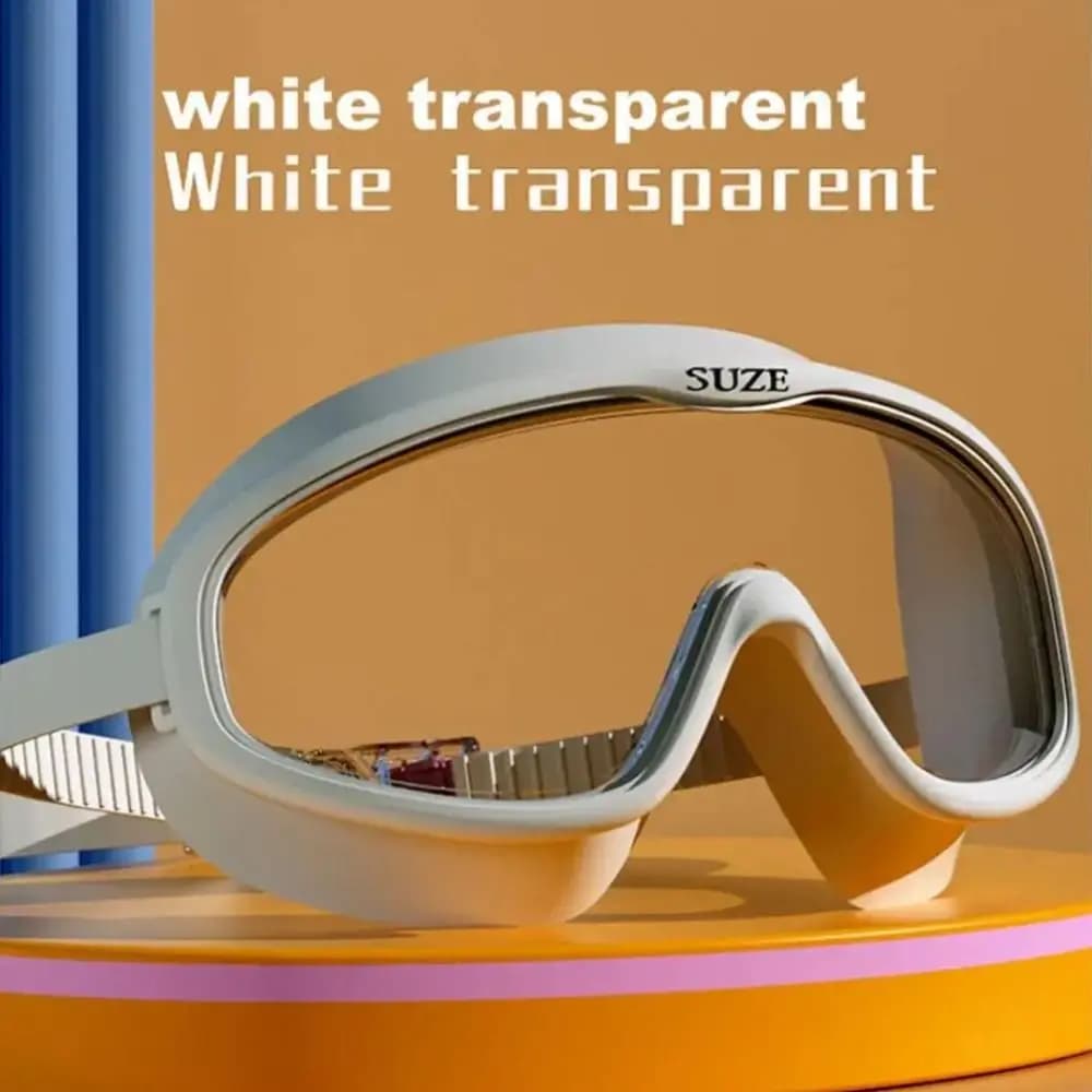 Swimwear with Large Montature, Anti-fog, Waterproof, for Training, HD, Ultralight, for Diving