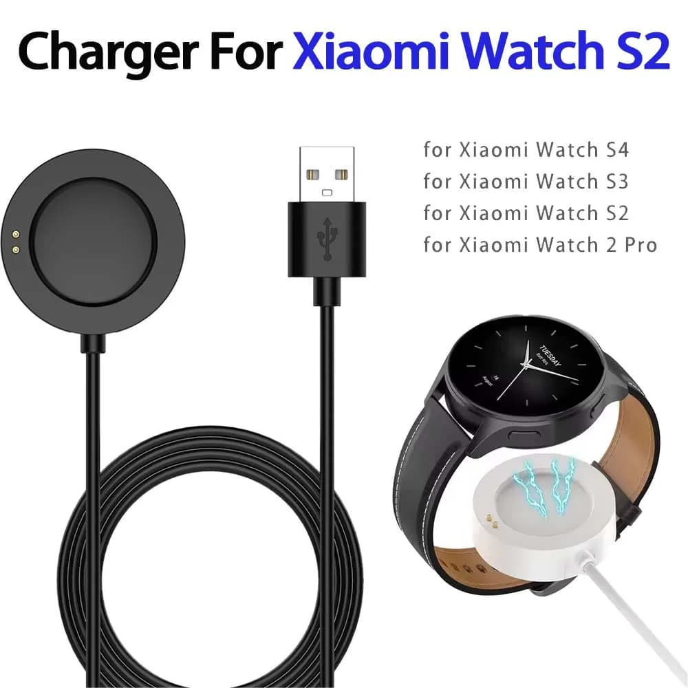 Cavo di Ricarica per Smartwatch - Caricatore USB Magnetico per Xiaomi Watch 2/2 Pro, Watch S2/S3/S4 Sport, Accessori per Smartwatch