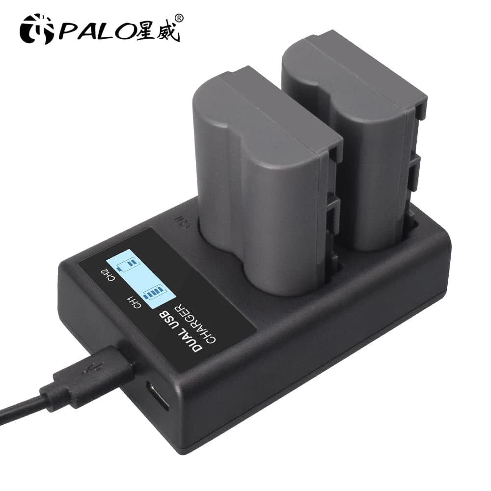 BP-511A BP-511 BP 511 511A BP511 BP511A Batteria + LCD USB Doppio Caricatore per Canon EOS 40D 300D 5D 20D 30D 50D PowerShot G1 G2 G3 G5