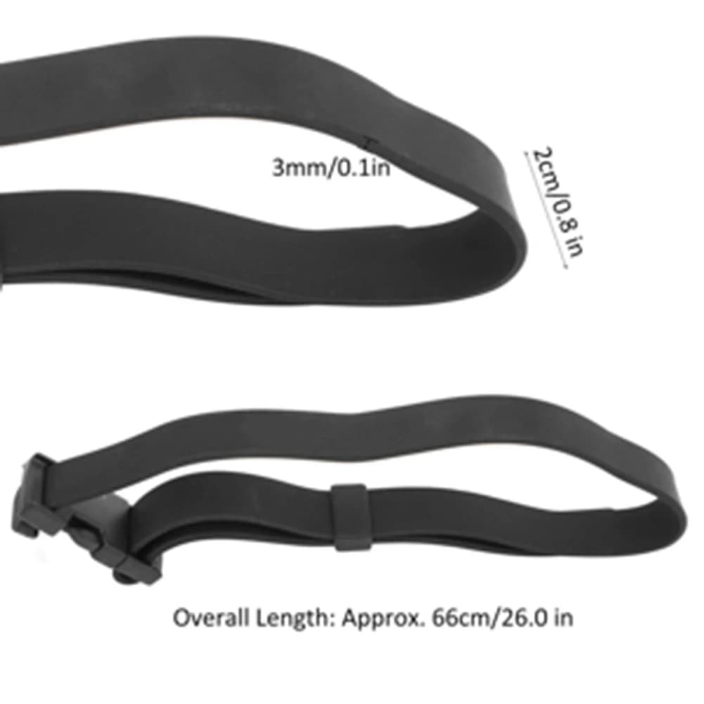 T22C Diving Quick Release Rubber Strap Knife Belt for Dive Snorkeling Replacement Accessory for Knifes