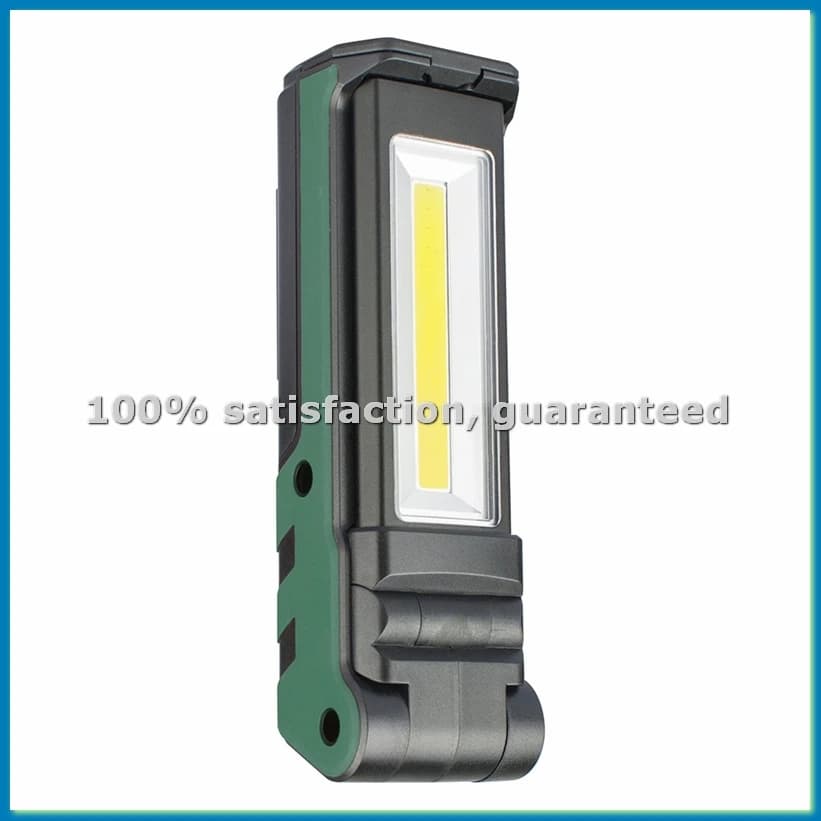 Dimmable COB LED Work Lamp, USB Rechargeable Flashlight with Magnet and Hook, Power Bank, Auto-Repair Inspection Light ABHG