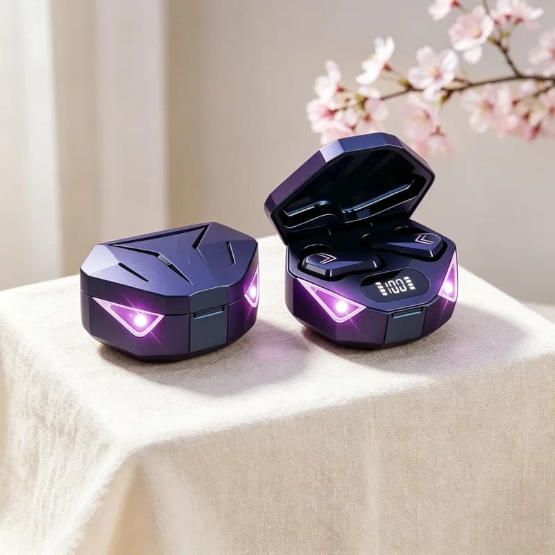 Auricolari da gioco TWS Auricolari Bluetooth wireless con microfono Posizionamento audio dei bassi Musica stereo 9D per tutti gli smartphone