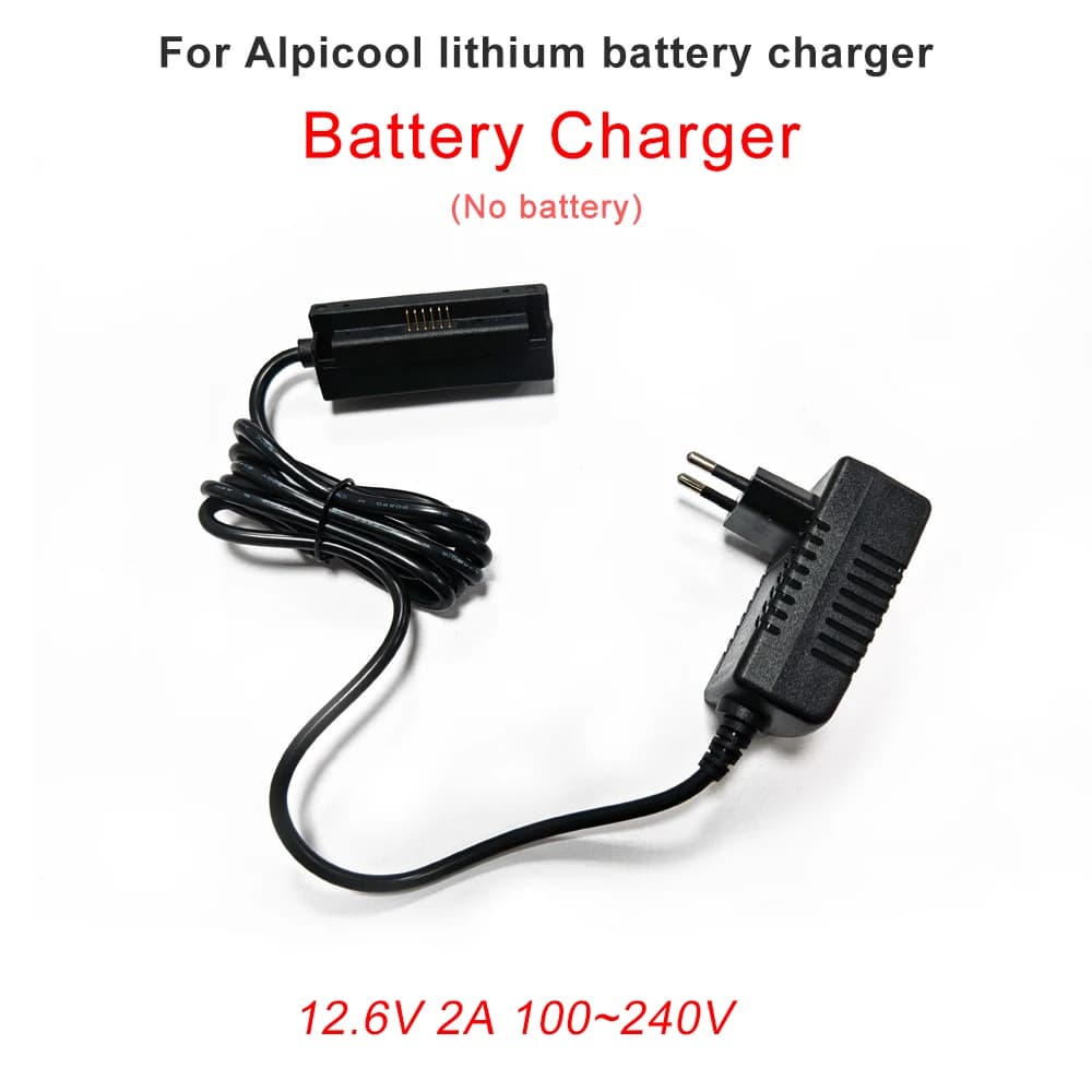 Battery Charger 15600mAh Battery Adapter EU Battery Plug Built-in Lithium Battery Charger For Alpicool New Lithium Battery