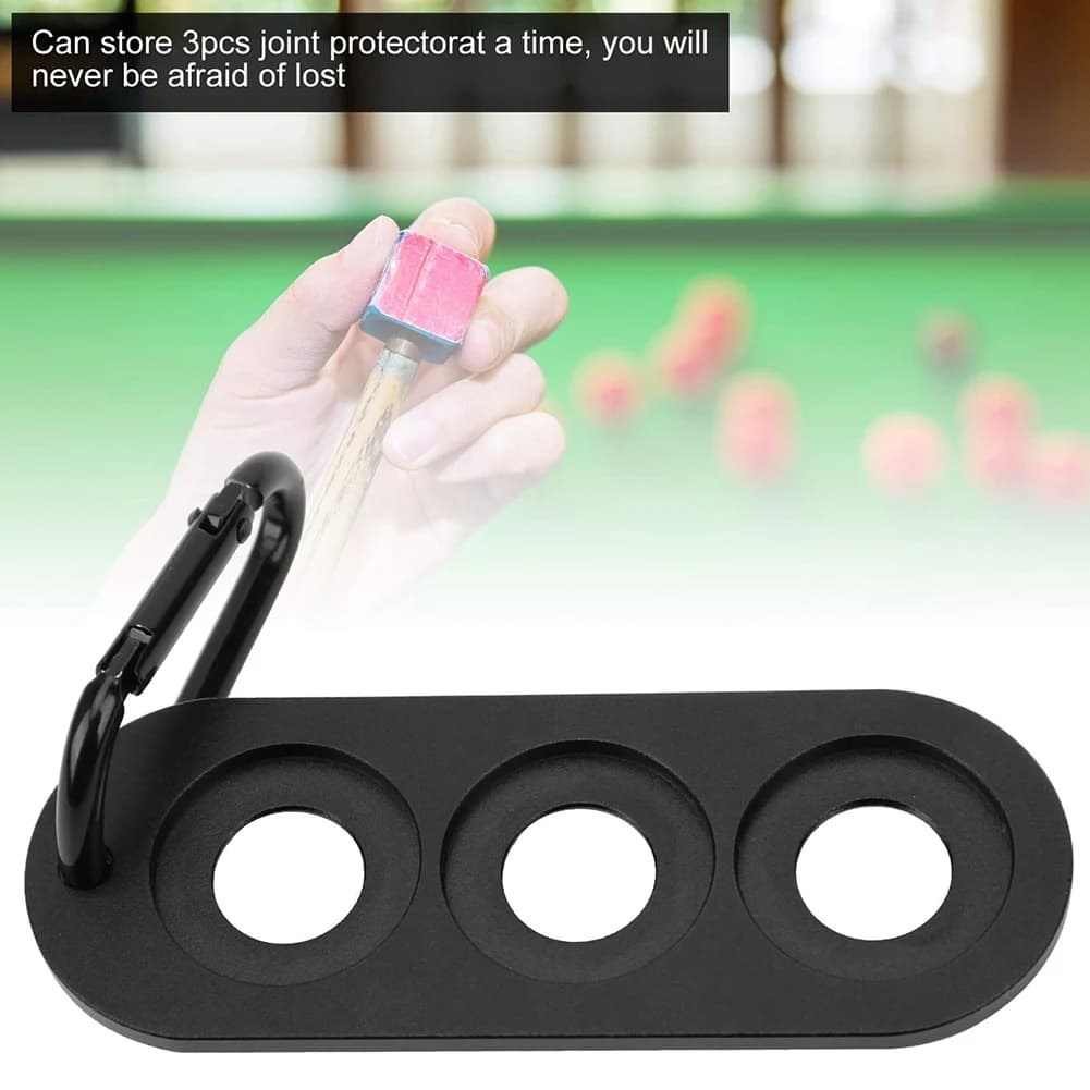 【Nuovo coupon per utenti!】Supporto protettivo per giunto del stecca da biliardo, Clip di fissaggio per protezione della stecca, Accessorio di protezione per tavolo da biliardo