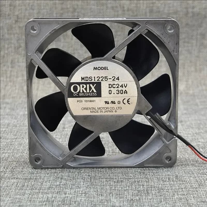 for MDS1225-24/24M 24V 0.3A 0.34A Japan Oriental ORIX Inverter Cooling Fan 12025