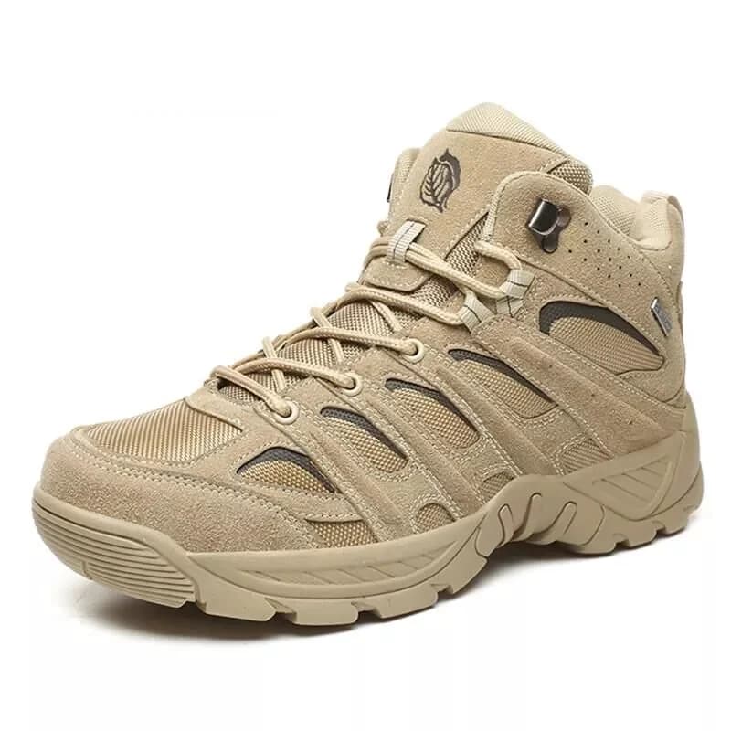 Stivali da uomo alla moda Stivali corti invernali Stivali da trekking da uomo all'aperto Sneakers autunnali Stivali da deserto da uomo antiscivolo leggeri Stivaletti