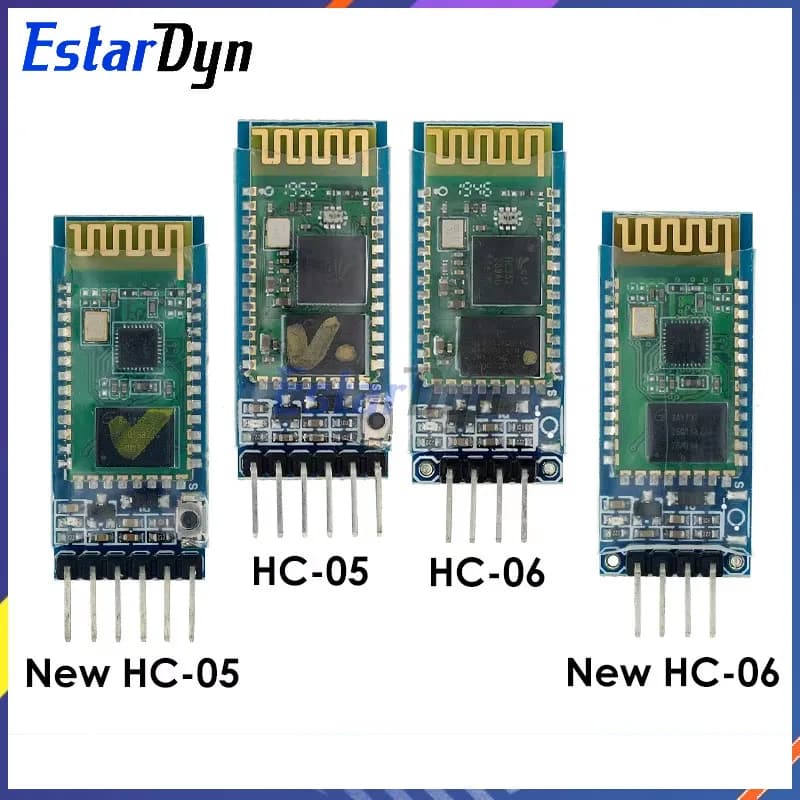 Estardyn HC-05 HC-06 Master-Slave 6pin/4pin Anti-inversion, integrated Bluetooth serial Pass-Through Wireless serial for Arduino