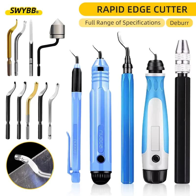 Maniglia per bava stampante 3D riparazione metallo raschietto strumento di sbavatura NB1100 punta del router sbavatura rotativa BS1010 coltello da taglio lame per raschietto