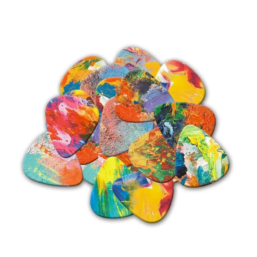 Accessori per Chitarre Musicali: Plettri per Chitarra con Grafite Colorata, Plettri per Chitarra Acustica, Plettri a Dito, Paddle per Chitarra