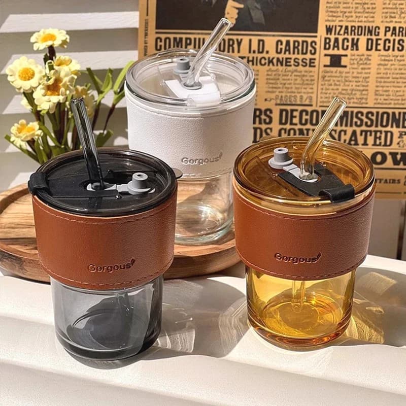 Sipper Glass Glasses reusable out of stock with lid straw for birthday parties Travel Christmas Juice Cups for water bottles