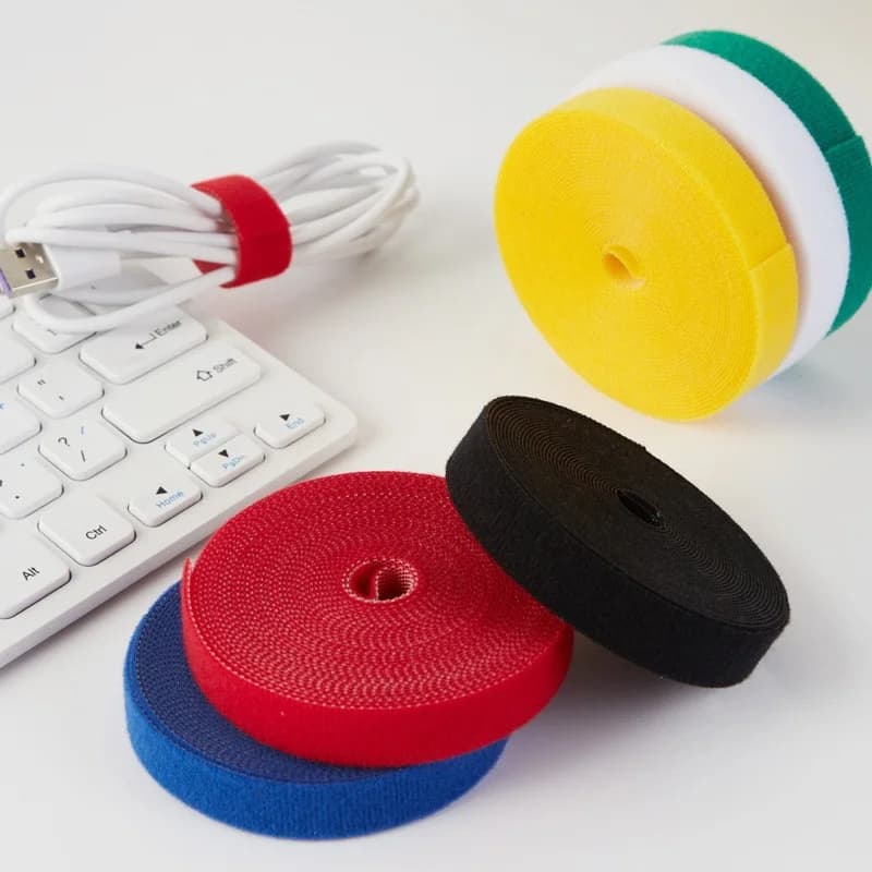 Organizzatore di cavi Gestore di cavi Avvolgicavo Cavo per cuffie Mouse Gestore di cavi Fascette Custodia protettiva Cinghie in velcro per cavi