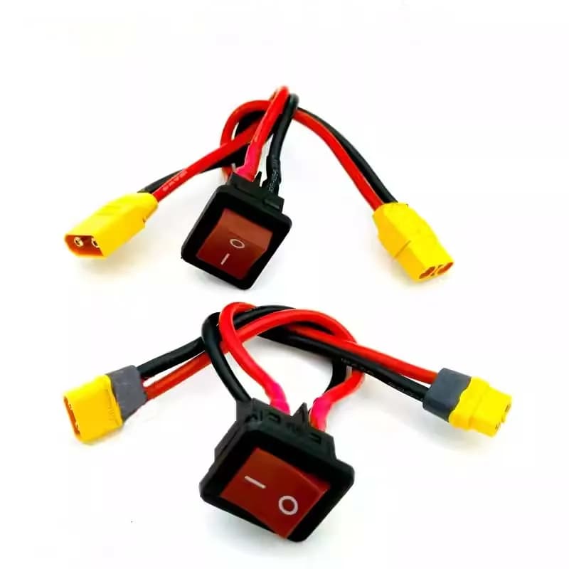 1PCS 50A Grande Corrente Interruttore Ad Alta Carico XT60 XT90 Spina di Accensione-spegnimento Interruttori Elettronici per RC Drone UAV Batteria ESC Connessione