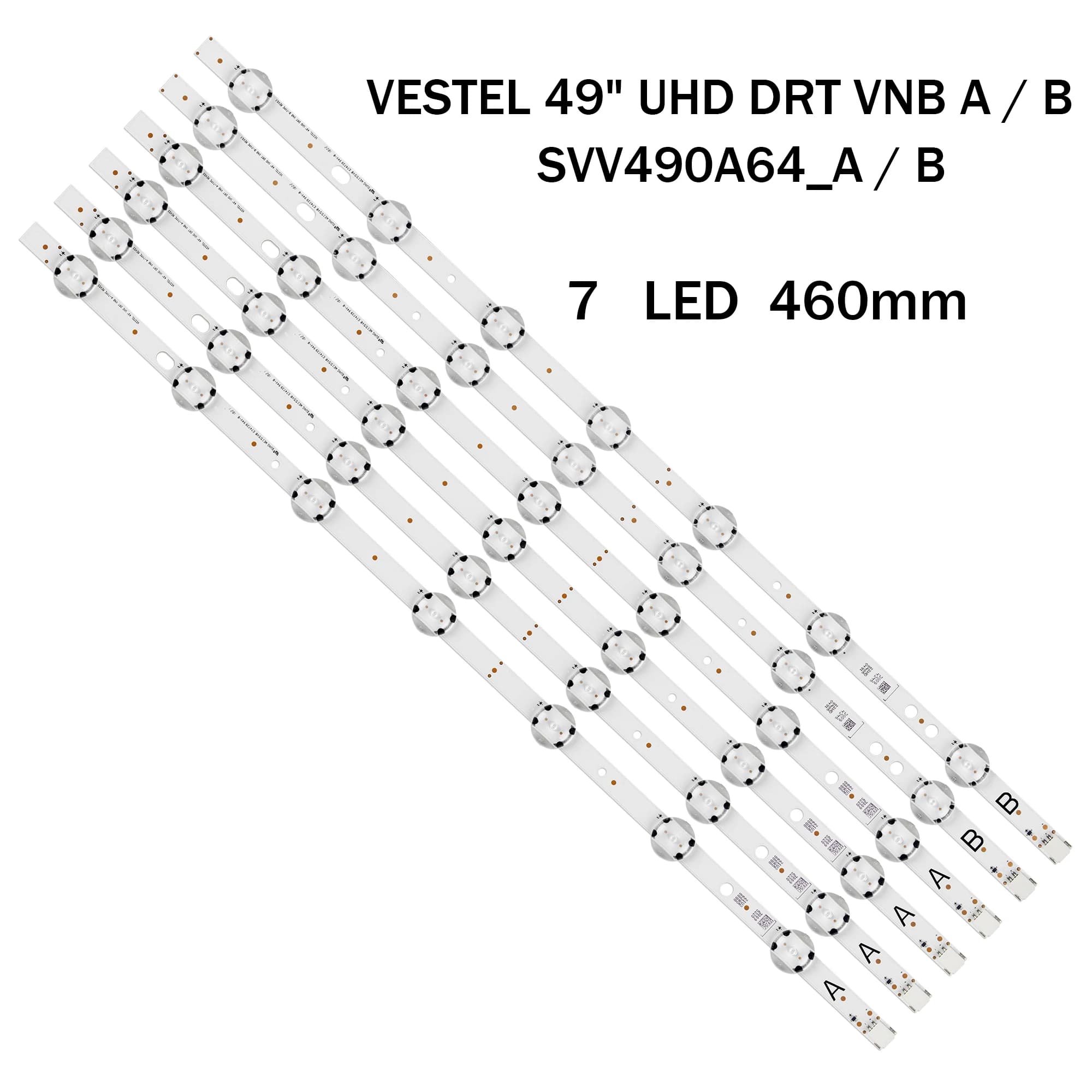 VES490QNDS VES490QNDL-2D-U11 N12 SVV490A64-A B LED Backlight Strip DLED49287FHDCNTD 49UD8380 49UD8400B D49U400M4CW LT-49K880