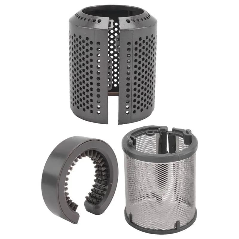 Filtro interno + gabbia filtro esterna per asciugacapelli M04K per modelli Dyson HD01 HD03 HD08, con spazzola per la pulizia del filtro, resistente