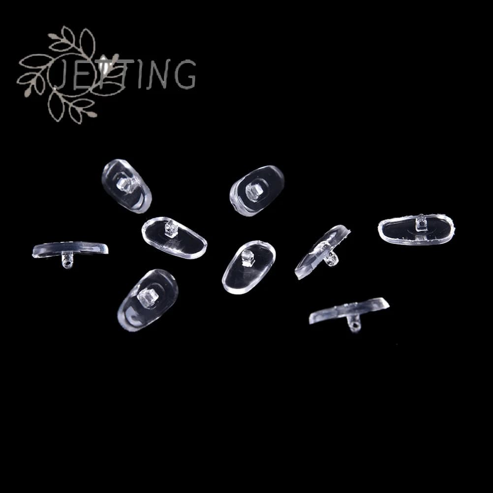 100 pezzi = 50 paia naselli naselli in silicone antiscivolo per occhiali da sole occhiali in vetro