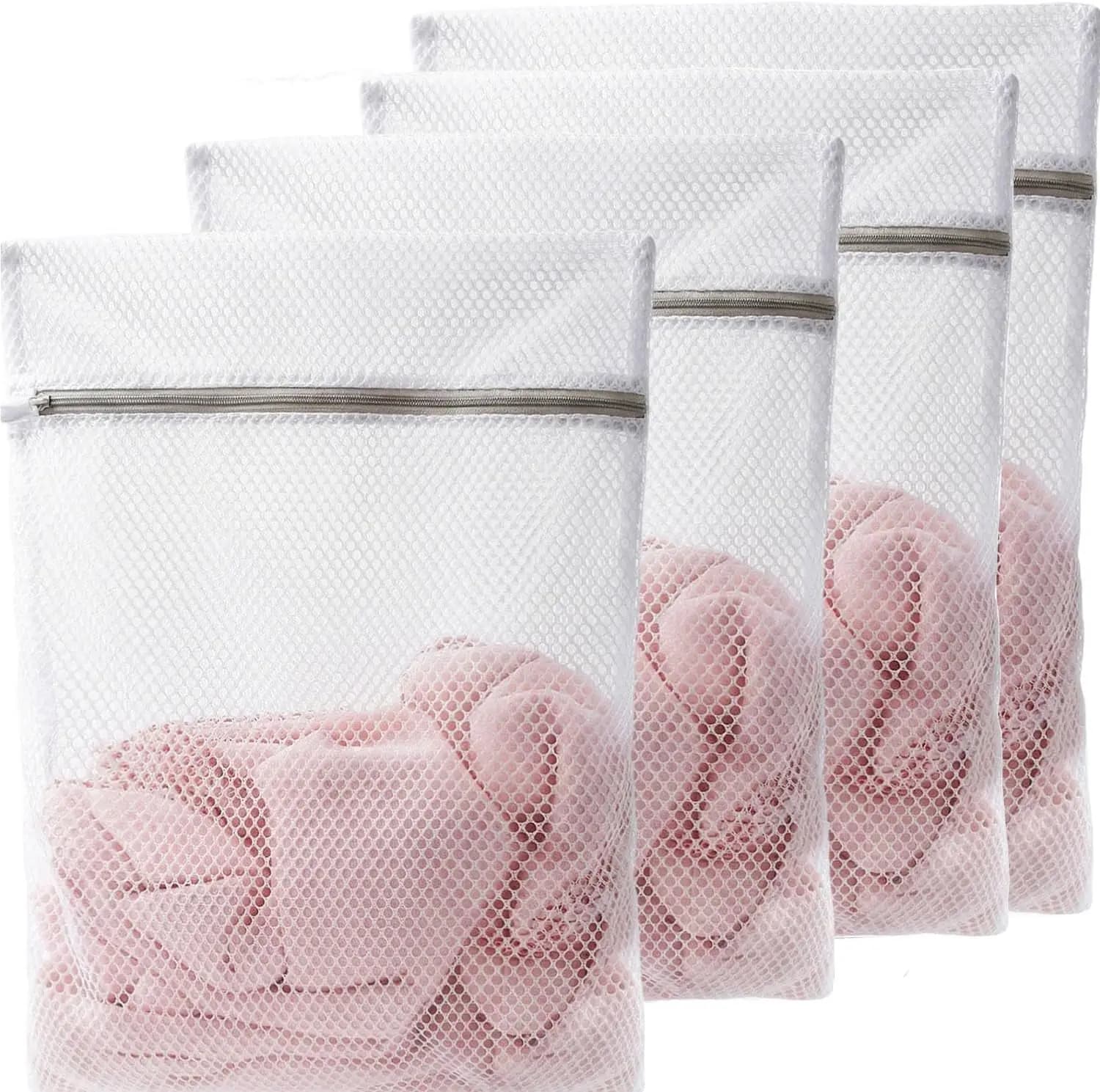 Set di 4 Sacchetti a Rete per Lavaggio 12x16 Pollici per Biancheria Delicata e Lingerie