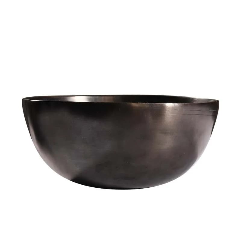 Nepal Black Handmade Singing Bowl Luxury Large Tibetan Bowls Yoga Meditation Bowl Music Therapy Sound Healing Intruments Gifts